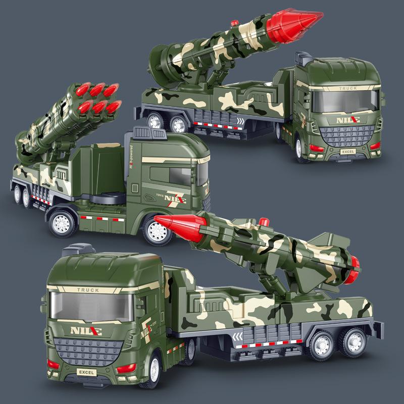 Toy Plasticitary Rockets Car With Inertial Motion For Parent Child Interaction