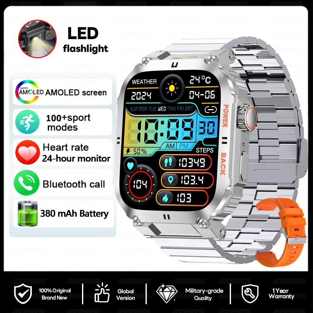 New Deeply Water Resistant SmartWatch Men Heart Rate Sleep Monitoring Reminder feature 100+ Sports Modes Smart Watch Men