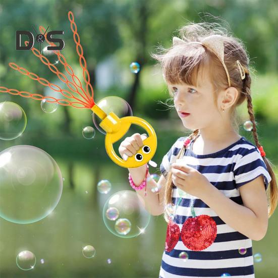 32-Hole Bubble Wand with Concentrate Packs Fun Outdoor Toy Bubble Blowing Machine Toy for Kids Adults