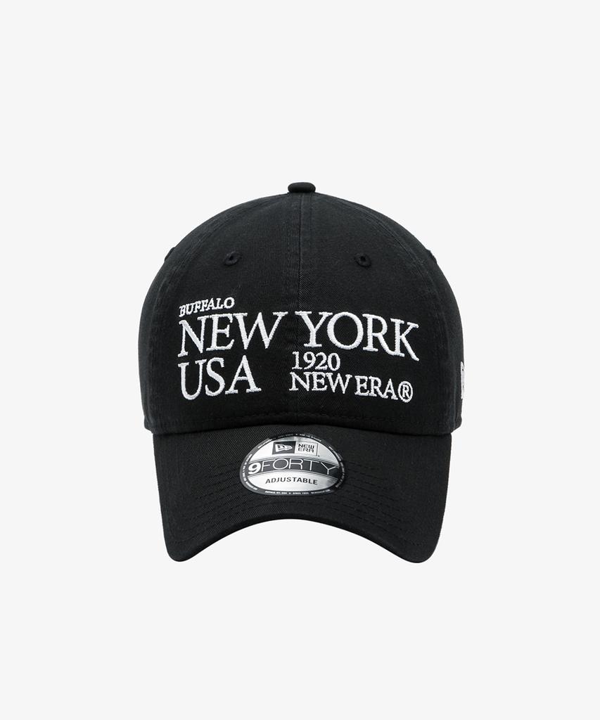 New Era 940Unst Ne Script Series Blk