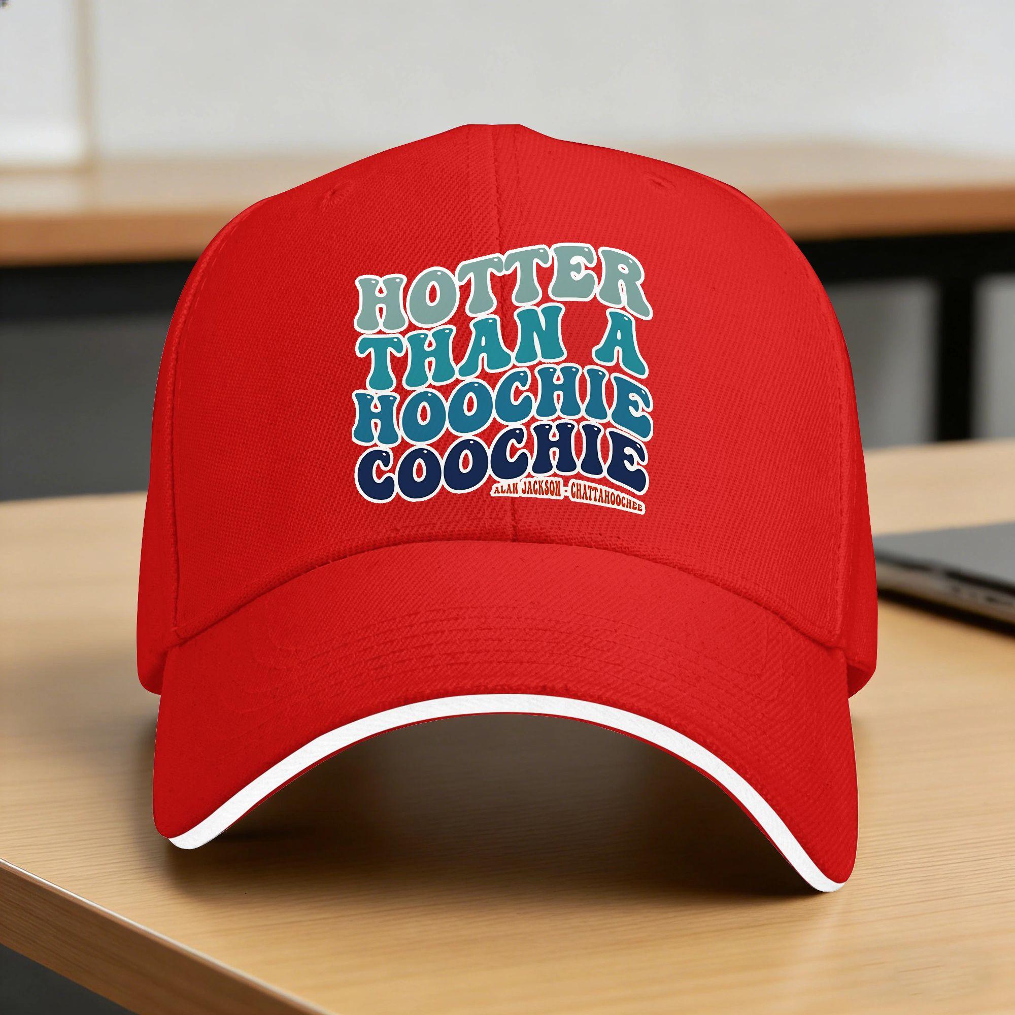 Summer Hotter Than A Hoochie Coochie Alan Jackson Baseball Cap Couple Women Wholesale Snapback Cap One Size
