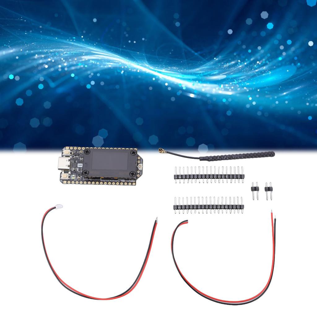 32 Development Board, LoRa 32 V4 Development with 2MB PSRAM 16MB Flash 0.96 Inch Screen, for Smart Home Industrial Applications