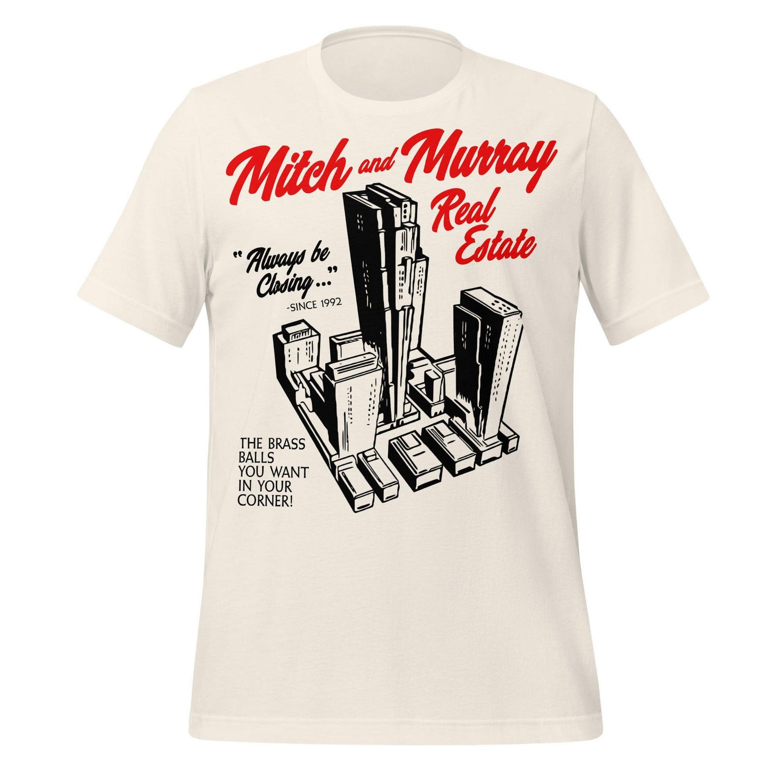 Mitch and Murray Real Estate T-Shirt: Glengarry Glen Ross Movie Design 4XL