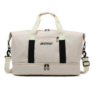 Dry and Wet Separation Yoga Fitness Bag Cross-border New Simple Shoulder Messenger Luggage Bag Large Capacity Leisure Travel Bag