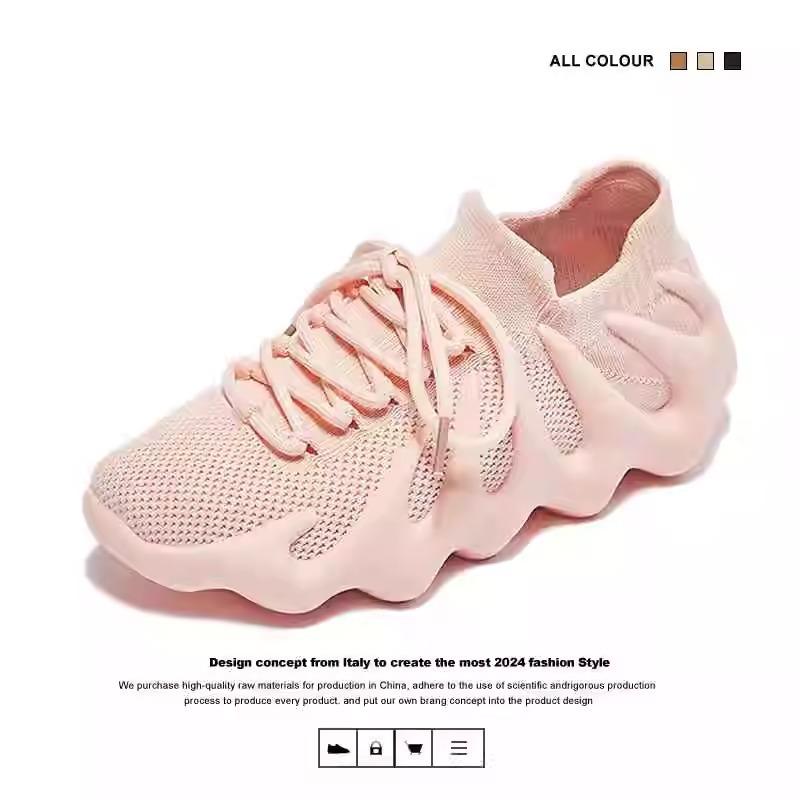 Coconut men's shoes summer 2025 new breathable fly-woven mesh shoes versatile couple sports octopus casual shoes women