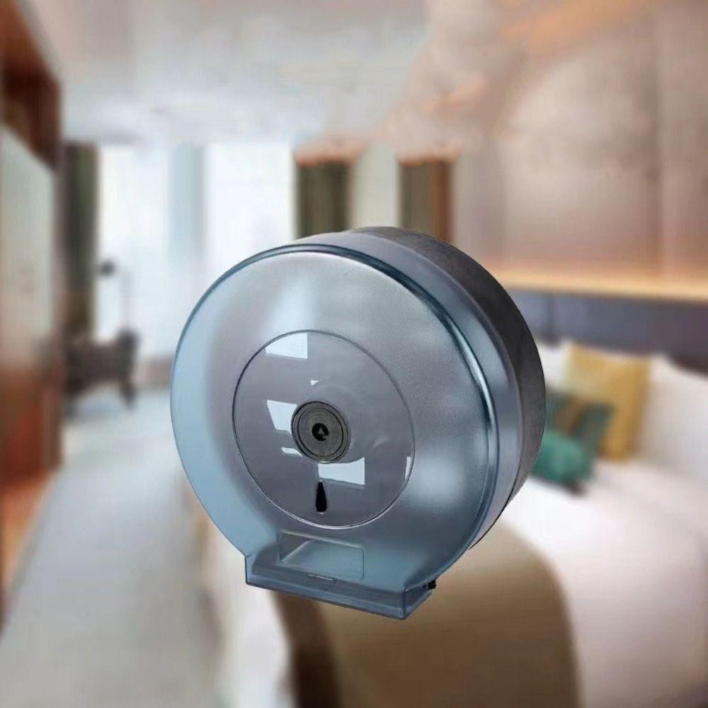 Wall-Mounted Paper Towel Box Plastic Tissue Dispenser Dust Protection Roll Paper Shelf  Kitchen