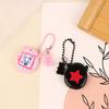 Tamagotchi Cat Bear Keychain Realistic Electronic Pet Beads Necklace Pendant Keyring Jewelry Bag Decoration