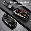 Car Sticker 2025 Hot Car Smart Key Bag Is Suitable for Peugeot 308 3008 508 5008 408 4008 208 301 407 Cool Zinc Alloy Car Key Re