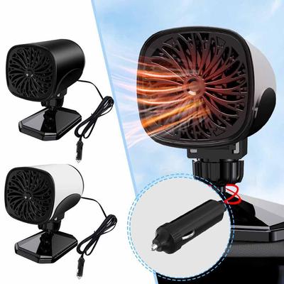 2 In 1 Car Heater 12V Portable Car Heating Fan Cooling Demister Rotating 360 Heating Degree NEW Fan Defroster Defogger Wint S1W9