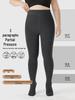 Warm Seamless High-Waisted Footed Leggings for Plus Size Women and Girls - Non-Slip Autumn/Winter