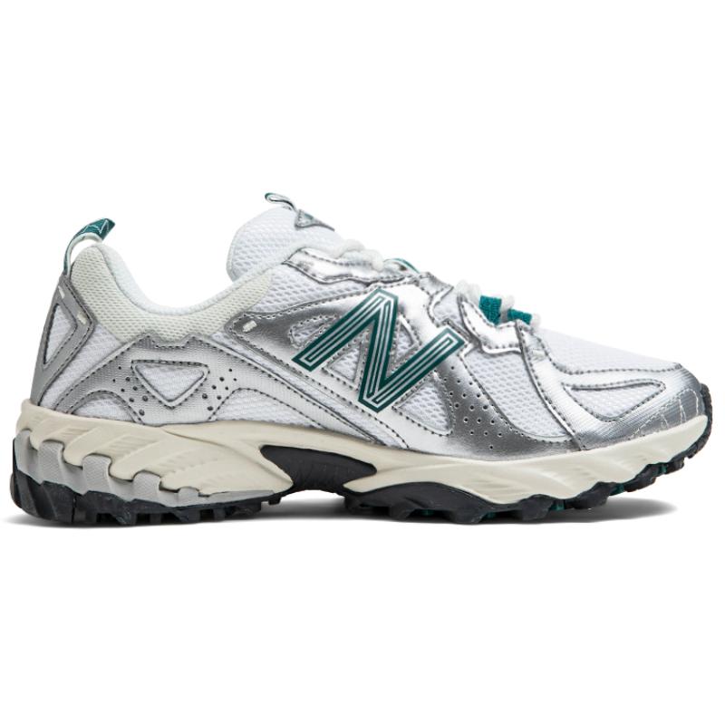 New Balance 610 Stříbrné Metalické Zelené Odrazové Tenisky ML610TAE