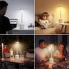 Table Lamp Touch Sensor Rechargeable LED Desktop Night Light Wireless Reading Lamp for Restaurant Hotel Bar Bedroom Decor Light