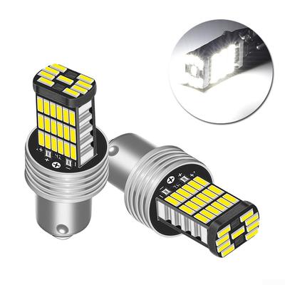 Upgrade To Xenon White Light 2pcs LED Turn Signal Reverse Brake Light Bulbs