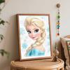 Disney Elsa Frozen Oil Art Painting Kit Home Wall Decor Handmade Gift for Room Decor Art Crafts Supplies Paint by Numbers Set 130