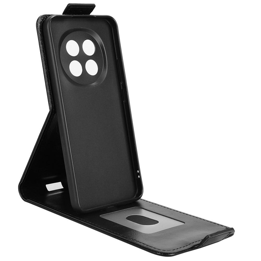 

For Oppo F29 Pro 5G (Global)/A5 Pro 5G (China) Stand Case Magnetic Clasp Vertical Flip Leather Phone Cover with Card Holder Orange