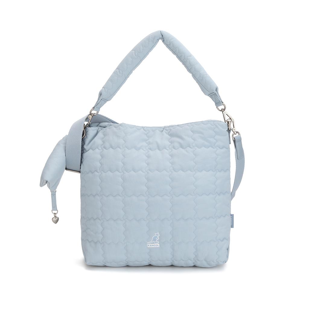 Kangol Quilted Large Tote Bag 3994 Light Blue