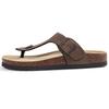 Fashion Kidmi Womens Flip Flop With Adjustable Straps Metal Buckle New Summer Retro Sandals PVC Fashion Slippers Outdoor Beach Slippers