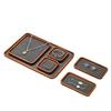 Solid Wood Jewelry Display Tray for Rings, Earrings, Necklaces & Bracelets Showcase