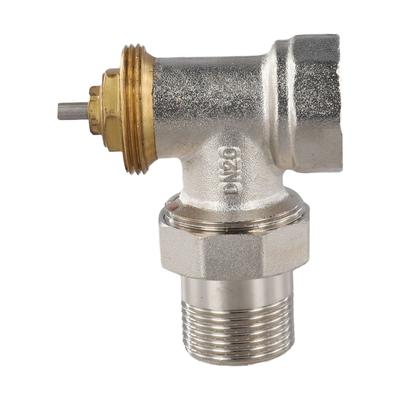 Brass Angle Valve Thermostatic Regulating Valve Brass Thermostatic Valve DN15/DN20 for Home Heating and Energy Efficiency