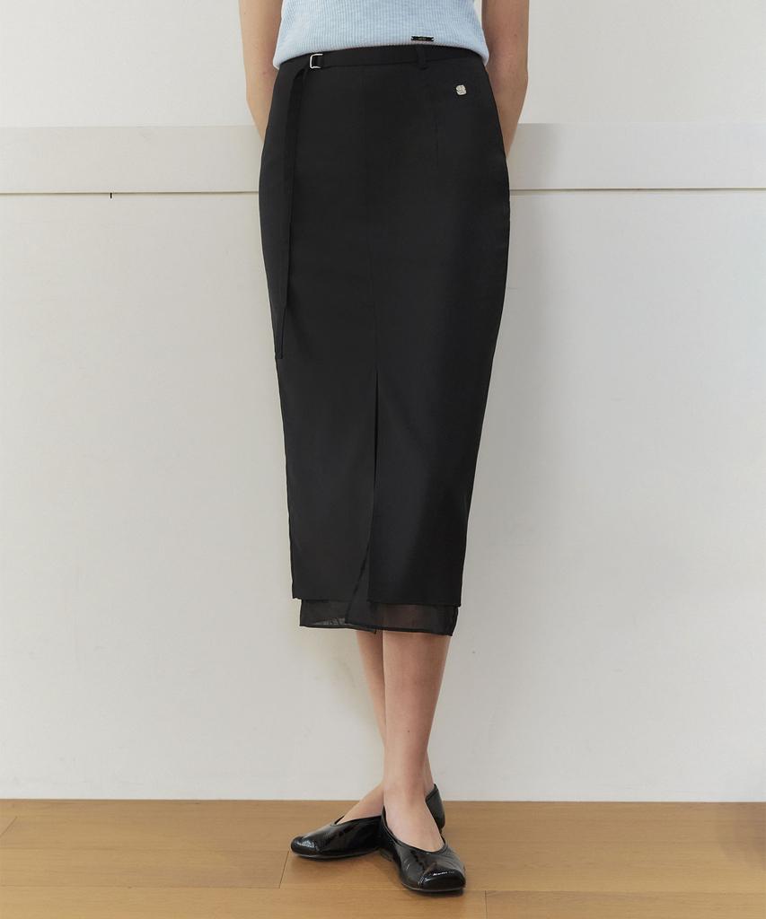 Artid Layered Skirt_Black