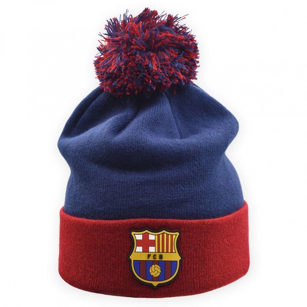 FC Barcelona winter hat Hat Tassel