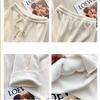 Dames Dikke Casual Broeken Herfst Winter Plus Fleece Warm Lampenwol Kern Rechte Pijp Wijde Pijp Broeken Comfortabel Effen Kleur Mode Slank Makende Broeken