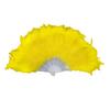 Vintage Feather Folding Fan Dance Stage Performance Hand Held Fan Portable Decoration Fan Wedding Costume Party Accessories