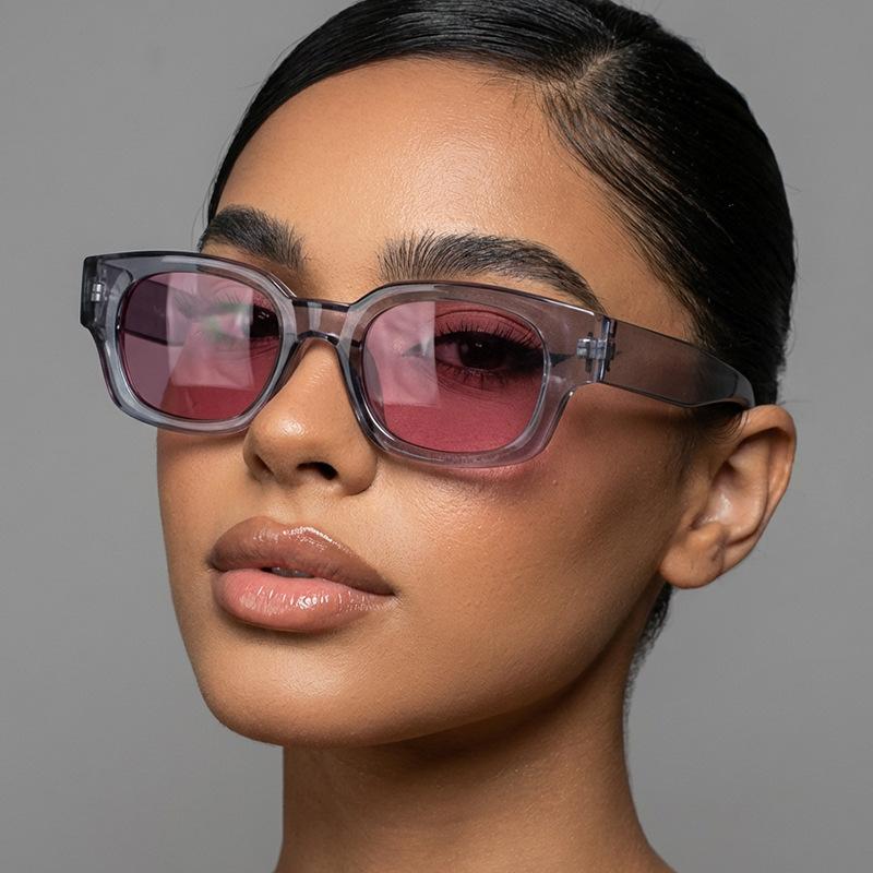 Unisex Fashion Trendy Retro Vintage Sunglasses Small Frame Oval Narrow Sunglasses for Street Photography UV Protection