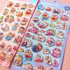 2025Kawaii Crayon Shin Chan Cartoon 3D PET Relief Water Sticker Cute DIY Mobile Phone Case Decoration Sticker