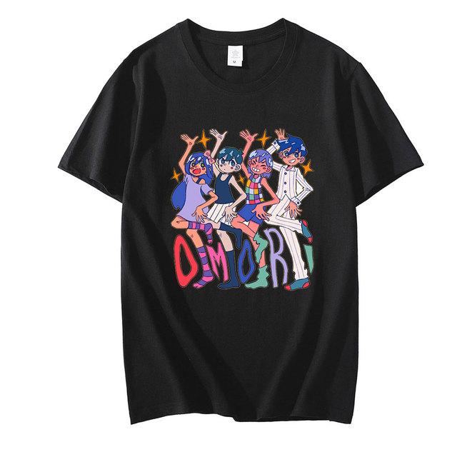 Tričko Omori 100% čistá bavlna Omori Game Rpg Anime Omocat Teen Videohra Aubrey Young Hero Hra Omori Kelsey Boy Lofi Monster