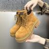 Martin boots women's new British style big yellow boots women's autumn small thick-soled outdoor sports short boots