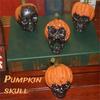 Halloween Skull Pumpkin Decoration Resin Craft Outdoor Garden Gift Ornament