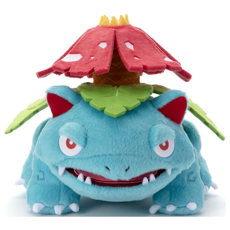 Takara Tomy Arts Покемон Я выбираю тебя! Плюшевый Венузавр, Прибл.. 23 см в ширину