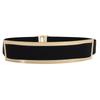 Metal Mirror Decorative Belt, Women'S Gold Elastic Buckle, Elastic Wide Waist Seal, And Two Dresses Are Optional.