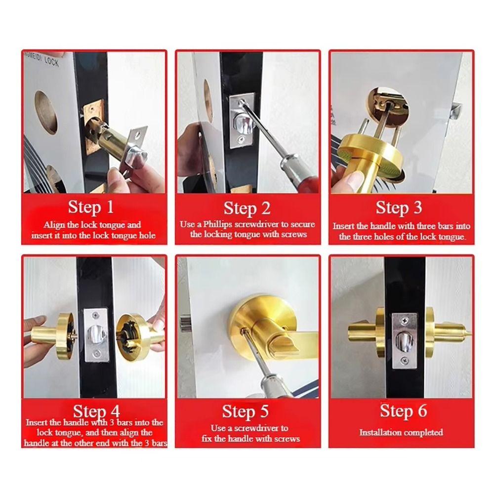 1Set Entry Sliding Door Handle Lock Aluminum Alloy Keyed Locks New Knob Lock