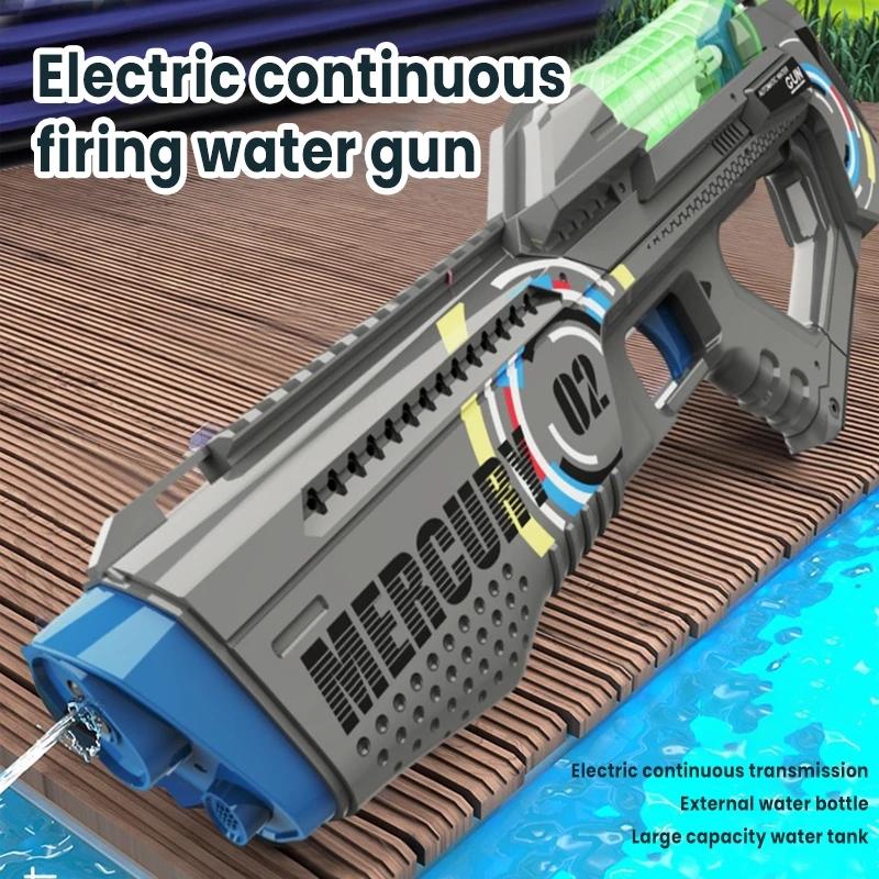 Pistolet à Eau électrique Rechargeable USB – Portée 10 M – Aspiration Automatique – Enfant/Adulte