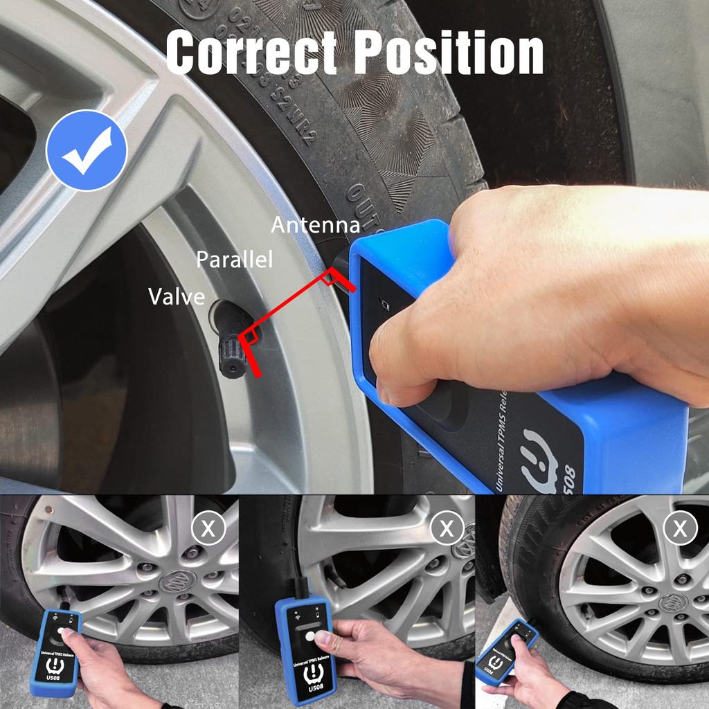 TRISCO Tpms Relearn Tool U508 Universal For GM Jeep And Ford Chrysler Dodge Tire Pressure Monitor Sensor TPMS Reset Activation Tool 2025 Edition