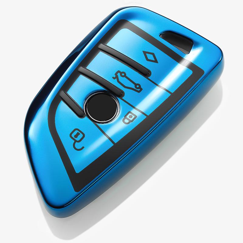 2019 BMW 5er Schlüsselanhängerhülle für i530, 7er, X1, X3, X5, X6, 118i - Schutzhülle mit Schlüsselbart und Schnalle