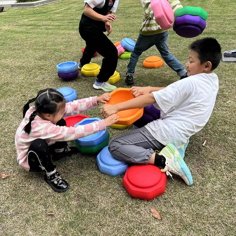 Dětská balanční hračka Odrazové můstky Stohovací kameny Venkovní Vnitřní Zábavné smyslové hračky Hry pro autismus Dětská sportovní hračka