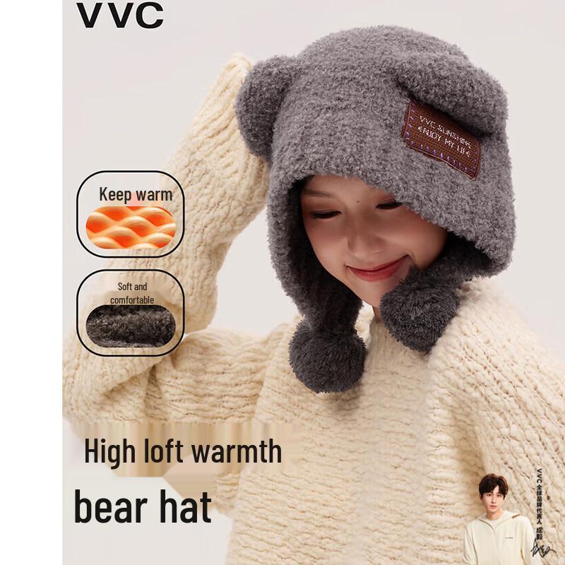 VVC Plush Bear Ear Hat