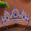 Elegant Bridal Rhinestone Crown Headdress for Weddings & Pageants