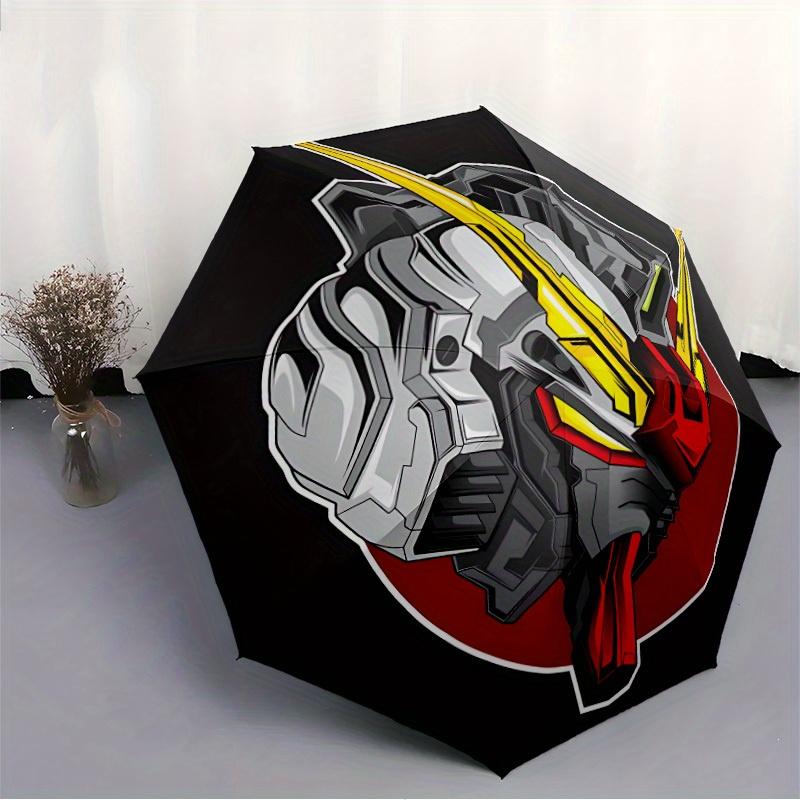 Gundam Automatic Open/close Umbrella, Heavy-Duty Iron Frame, Folding Portable Design, Travel, Everyday Use 203