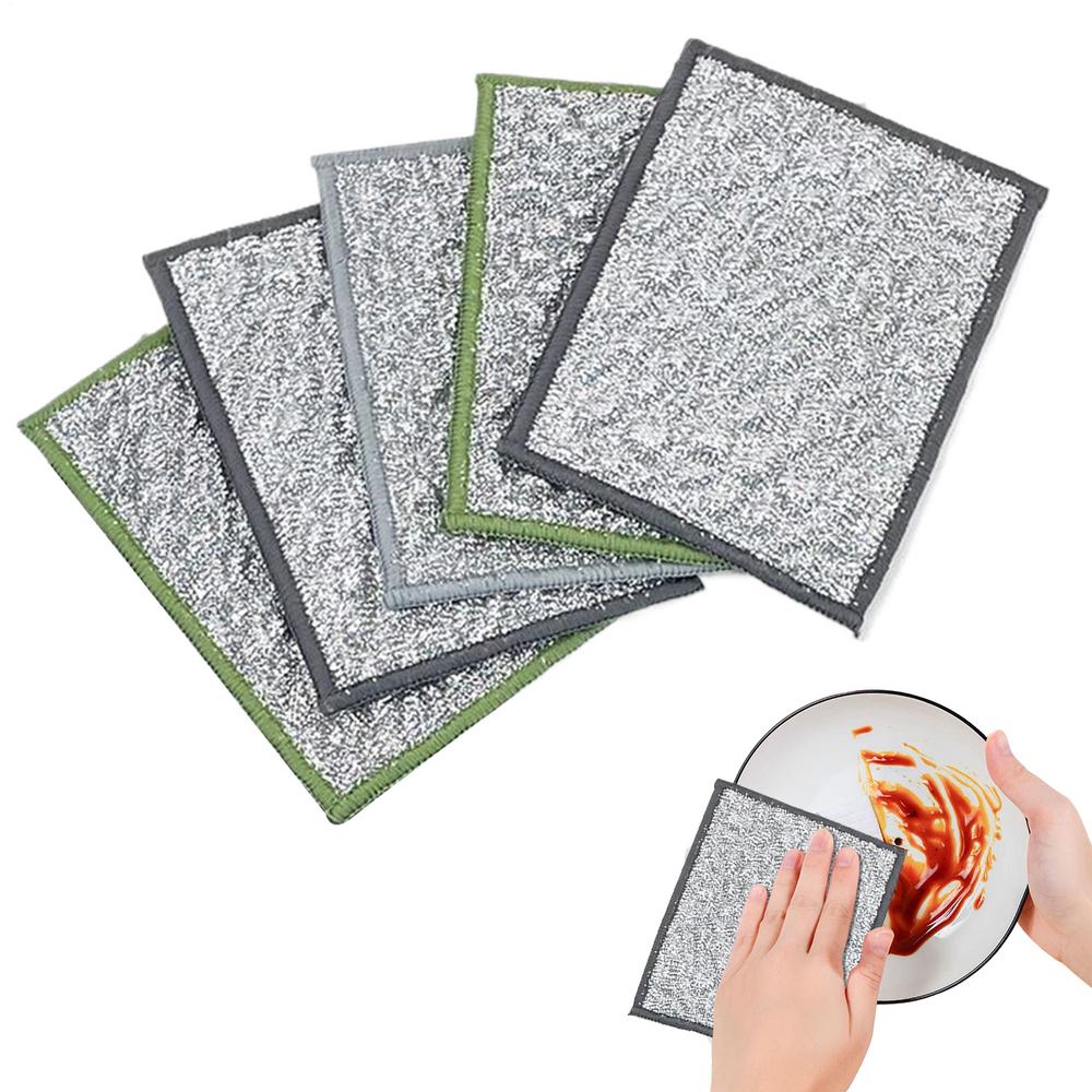 

Microfiber Cleaning Cloth High Absorbency Kitchen Cleaning Rags Smooth Absorbent Reusable Supplies For Bathroom Washing