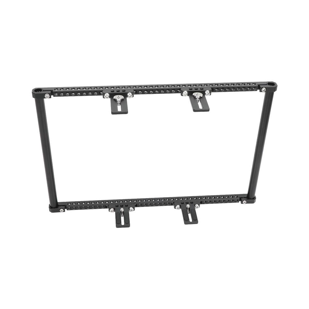 HDRIG Dual-Monitor Director's Cage with Adjustable 1/4" Holes for Mammoth Monitor 3764