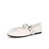 Shei Chic Girl Bow Small Fragrant Style Flat Ballet Shoes Single Shoes Women's Mary Jane Shoes