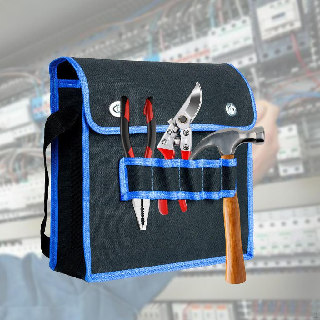 Canvas Tool Bag with Adjustable Strap for Easy Organization
