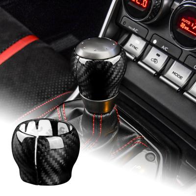 AIRSPEED Carbon Fiber Accessories Interior Interior Parts Gear Shift Knob Head Cover Handle Sticker