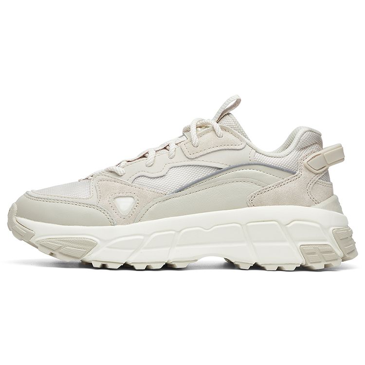 FILA Skyrunner Mesh Retro Casual Shock Absorbing Durable Breathable Low Top Dad Shoes Women sneaker Oatmeal F12W041132FSS
