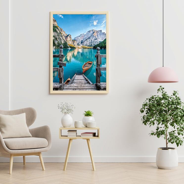 Paint by Number Kit with Frame - a Gift for Art Lovers