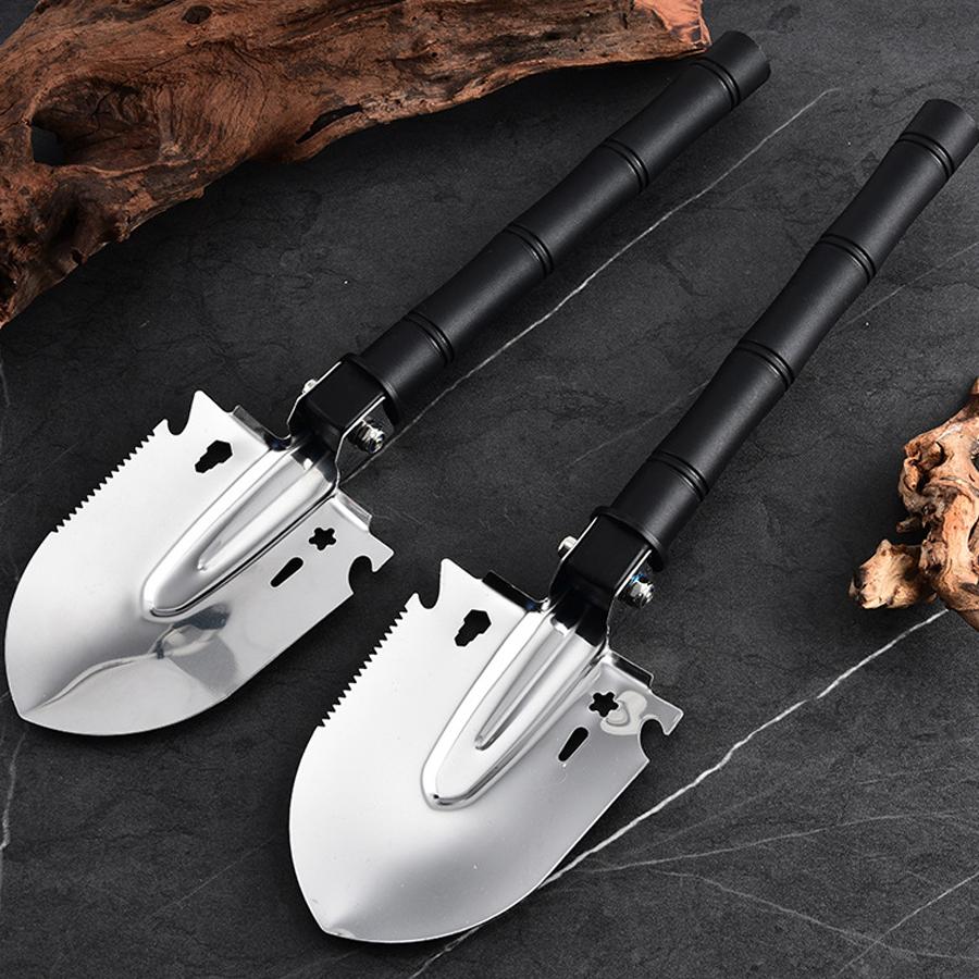 Camping Foldable Shovel Folding Garden Tool Stainless Steel Mini For Hoe Tools Farm Equipment Multifunctional Gardening Tactical